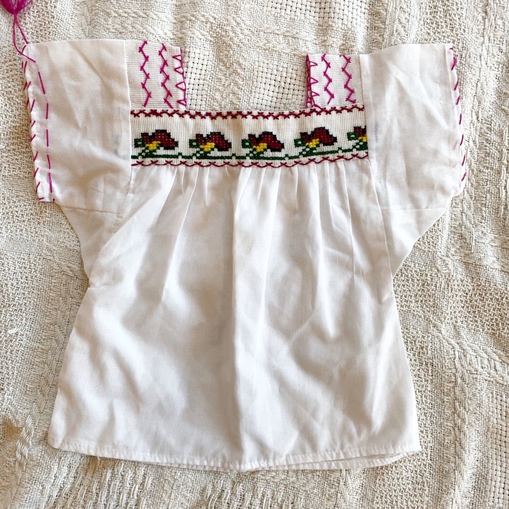 Adorable Handmade Embroidered Child’s Top